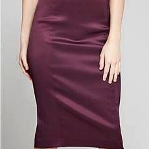 Marciano Rowan Pencil Skirt Potent Purple NWT
